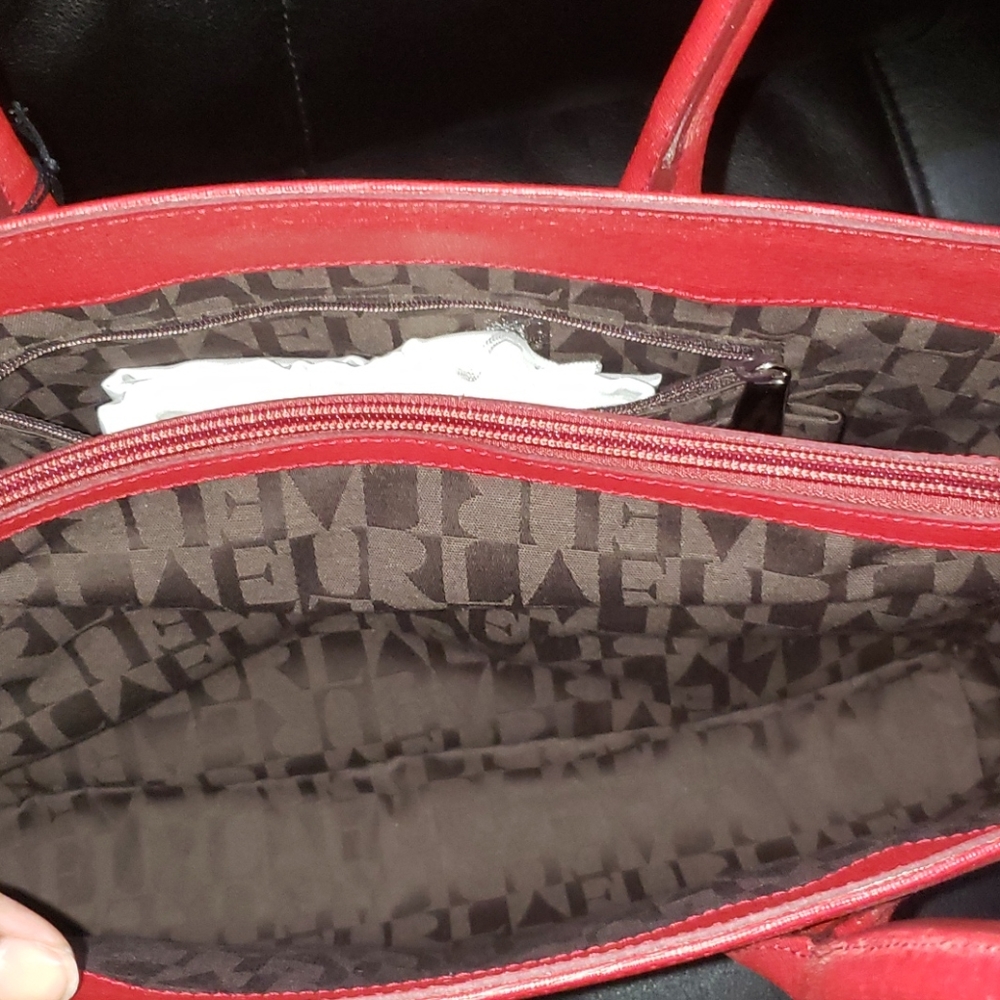New With Tags Red Furla Shoulder Handbag - Picture 6 of 8